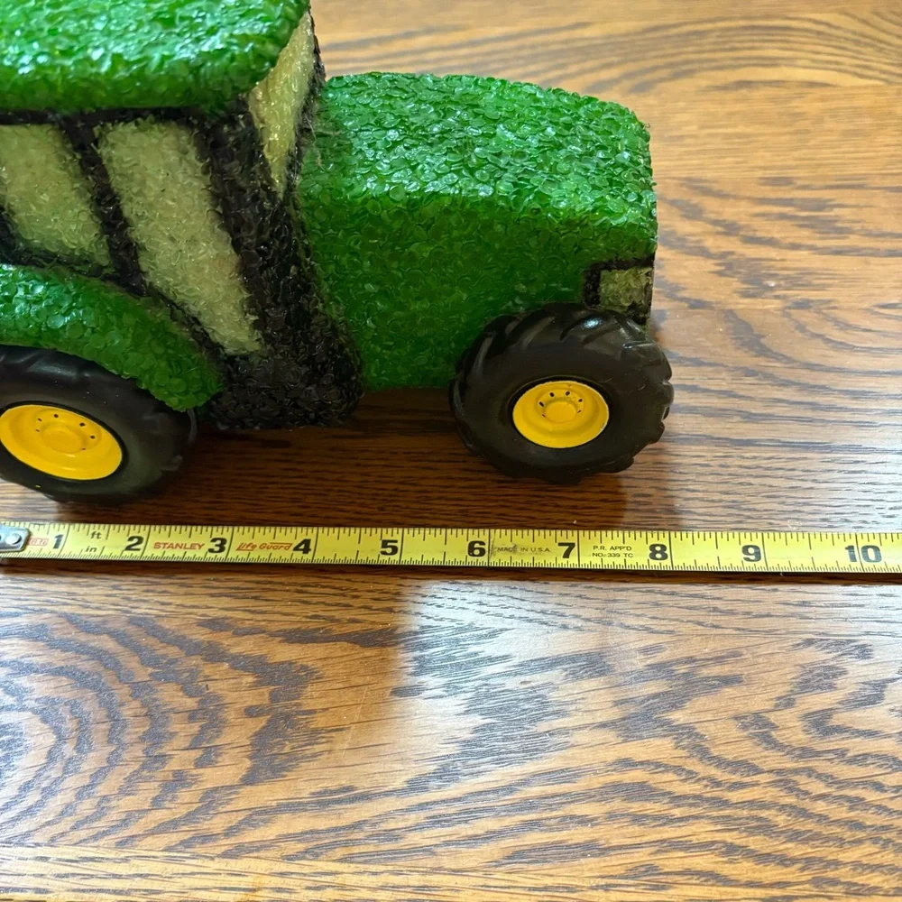 John Deere Tractor Table Dresser Nightlight Melted Plastic Popcorn